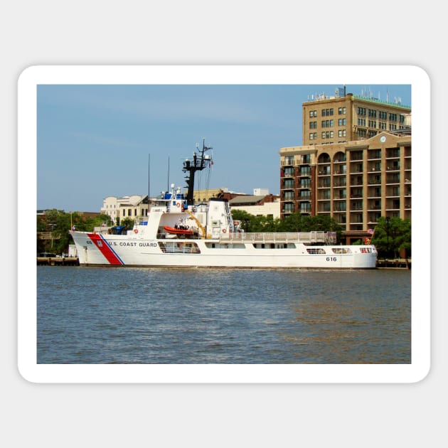 U.S. Coast Guard Ship Sticker by Cynthia48